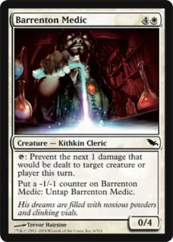 Barrenton Medic - Light Play MTG Shadowmoor - Image 1