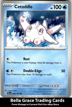 Cetoddle #054/193 SV02: Paldea Evolved Pokemon Common - Image 1