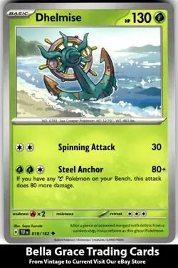 Dhelmise #019/162 SV05: Temporal Forces Pokemon Uncommon - Image 1