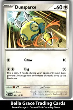 Dunsparce #128/162 SV05: Temporal Forces Pokemon Common - Image 1