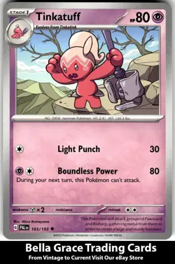 Tinkatuff #103/193 SV02: Paldea Evolved Pokemon Uncommon - Image 1