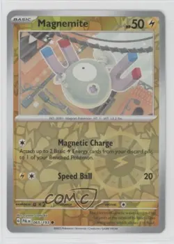 Magnemite Reverse Foil Pokemon SV02: Paldea Evolved #065 0u2j - Image 1