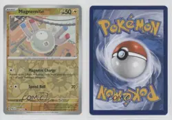 Magnemite Reverse Foil Pokemon SV02: Paldea Evolved #065 0u2j - Image 3