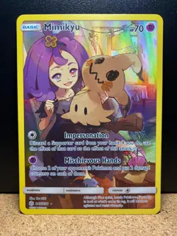 Pokemon Mimikyu Sun & Moon Cosmic Eclipse Secret Rare 245/236 NM - Image 1