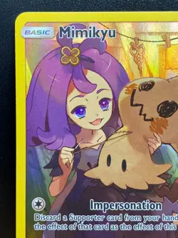 Pokemon Mimikyu Sun & Moon Cosmic Eclipse Secret Rare 245/236 NM - Image 2