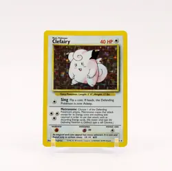 Clefairy - 5/102 Base Set Unlimited Holo Rare Pokemon - LP - Image 1