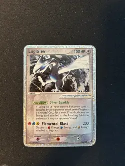 Pokemon TCG Lugia EX Unseen Forces 2005 Card #29/115 DMG - Image 1