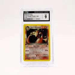 Dark Charizard - 4/82 CGC 9 Team Rocket 1st Edition Holo Rare Pokemon - MINT - Image 1