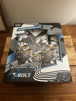 Both Binder Collection Black Bolt and White Flare Bundle Pokemon TCG - Image 1