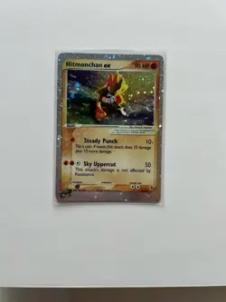 Pokemon TCG Ruby And Sapphire Hitmonchan Ex 98/109 NEAR MINT - Image 1