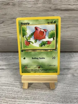 Hoppip 55/75 1st Edition Neo Discovery Pokemon Card - Image 1