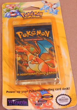 Wizards of the West Coast Factory Sealed Pokemon Sealed Blister Pack 1999 Chariz - Image 1