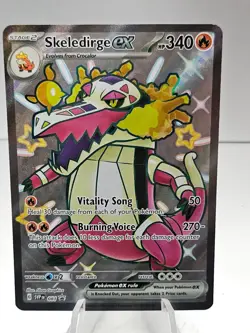 Pokemon Skeledirge EX SVP 081 Black Star Promo Ultra Rare Holo - Image 1