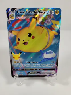 Pokemon TCG 25th Celebrations 007/025 Flying Pikachu VMAX Card Mint Rare Holo - Image 1