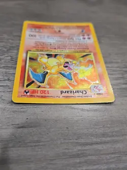 Charizard 4/102 Base Set Holo Pokemon Card Heavy Play - Image 5