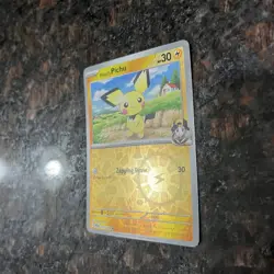 Ethan's Pichu Sv10 071/182 Reverse Holo Pokemon Trading Card Game | NM - Image 2