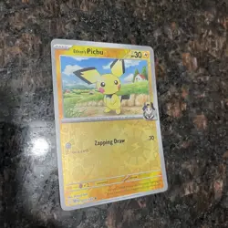 Ethan's Pichu Sv10 071/182 Reverse Holo Pokemon Trading Card Game | NM - Image 3