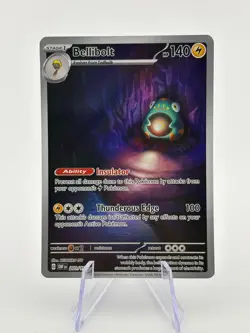 Pokemon TCG Card Bellibolt Sv03: Obsidian Flames 201/197 IR NM - Image 1