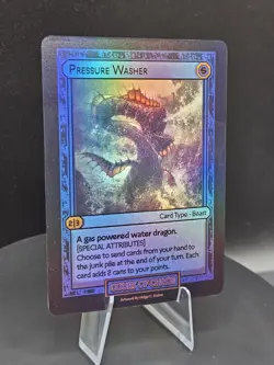 Pressure Washer Blue Holofoil -Divorced Dads Court of Chaos Card Type: Beast SP - Image 2