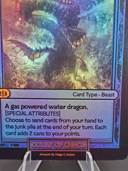 Pressure Washer Blue Holofoil -Divorced Dads Court of Chaos Card Type: Beast SP - Image 3