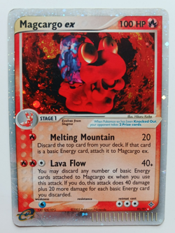 Magcargo ex Pokemon Card Holo Ultra Rare 95/97 EX Dragon Vintage Nintendo HP - Image 1