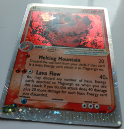 Magcargo ex Pokemon Card Holo Ultra Rare 95/97 EX Dragon Vintage Nintendo HP - Image 3
