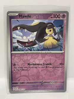 Mawile 089/197 Sv03: Obsidian Flames Reverse Holo NM Pokemon TCG Card - Image 1