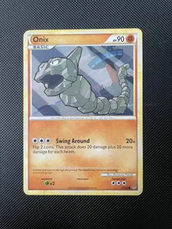 Onix 57/95 HGSS Unleashed Pokemon Card LP - Image 1
