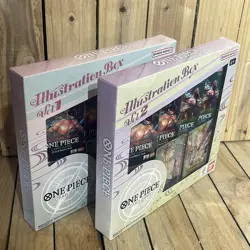 One Piece Trading Card Game: Illustration Box Volume 1 & 2 New Sealed - Image 1