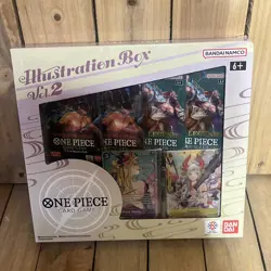 One Piece Trading Card Game: Illustration Box Volume 1 & 2 New Sealed - Image 5