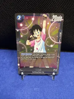 DBS Dragon Ball Fusion World FB03-042 Videl SR Trading Card - Image 1