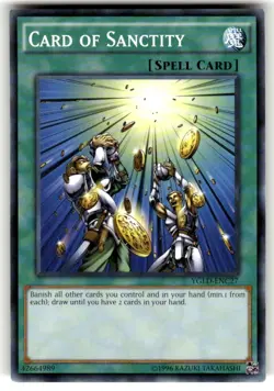Card of Sanctity YGLD-ENC27 King of Games: Yugi's Legendary Decks Unl Ed - Image 1