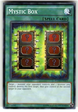 Yugioh Spell Card Mystic Box YGLD-ENA25 Unlimited Common NM - Image 1