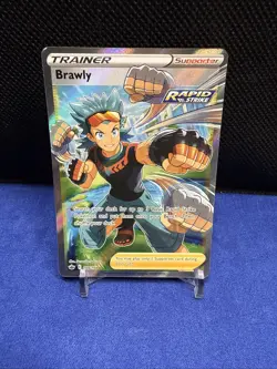 Pokemon Card Brawly 188/198 Chilling Reign Ultra Rare - Image 1