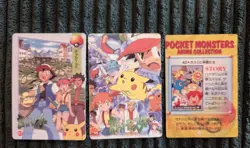 Misty & Pokemon Prism Glitter Vending Card + Brock Ash Misty & Professor Oak! - Image 2