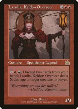 MTG - Latulla, Keldon Overseer - Prophecy - X1 - (LP) - - Image 1