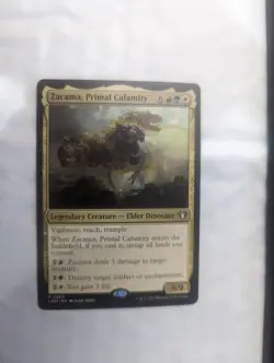 Zacama, Primal Calamity Commander Masters MtG Legendary Dinosaur Magic - Image 1