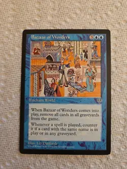 Bazaar of Wonders Mirage Regular LP MTG - Image 1