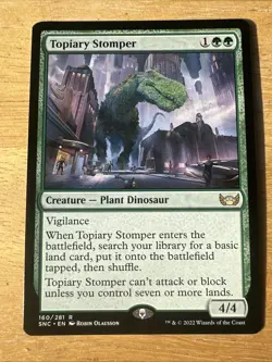 Topiary Stomper - MTG SNC Streets of New Capenna - NM/MINT - Image 1