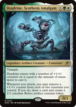 Dyadrine, Synthesis Amalgam 0216 ~ Foil Rare NM MTG Edge of Eternities - Image 1
