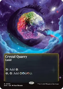 Crystal Quarry 0055 ~ Borderless Rare NM MTG Edge of Eternities - Image 1