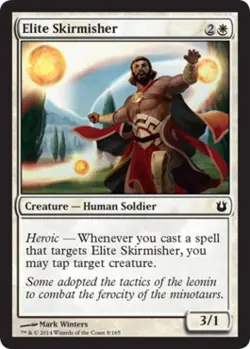 Elite Skirmisher -Foil Medium Play MTG Born of the Gods - Image 1