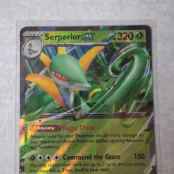 Serperior EX - Pokemon TCG Scarlet & Violet: Black Bolt - 003/086 Double Rare - Image 5