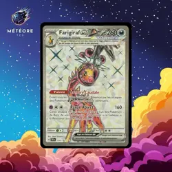 Carte Pokemon Farigiraf EX 194/162 TEF Forces Temporelles FR - Image 1