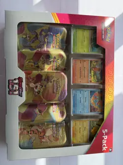 Pokemon 151 Costco 5-Pack Mini Tin Bundle - Exclusive - New & Sealed - Image 1
