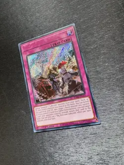 YuGiOh! Big Welcome Labrynth RA04 - Error Misprint No Name No Imprint 1st Ed NM - Image 4