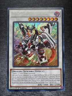 YuGiOh! Borreload Savage Dragon RA01 - Error Misprint No Name No Imprint 1st Ed - Image 2