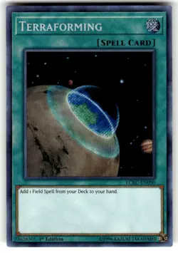 LCKC-EN090 TERRAFORMING SECRET RARE NM 1ST EDITION Yugioh - Image 1
