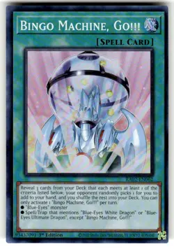 Yugioh! - Bingo Machine, Go!!! - RA02-EN062 - Super Rare - 25'th An. Rarity - Image 1