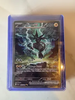Pokemon TCG Zekrom EX Card Sir 166/086 English Black Bolt Near Mint Condition - Image 1